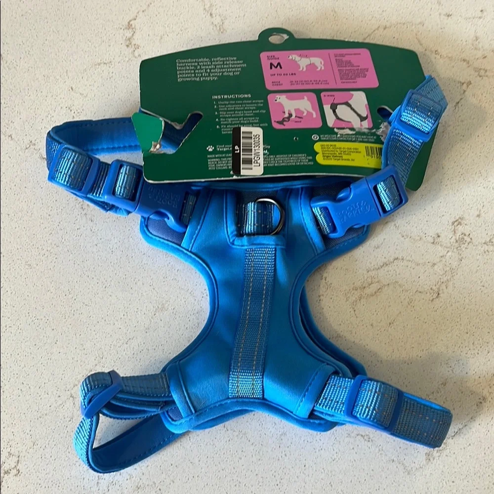 Boots & Barkley Vibrant Blue Comfort Dog Harness